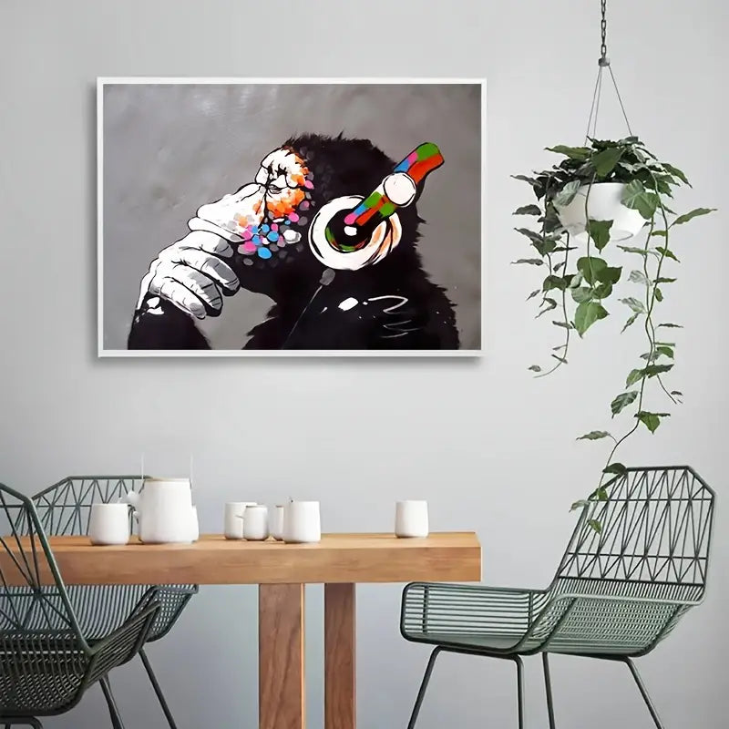 Monkey Canvas Wall Art