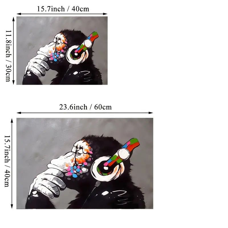 Monkey Canvas Wall Art