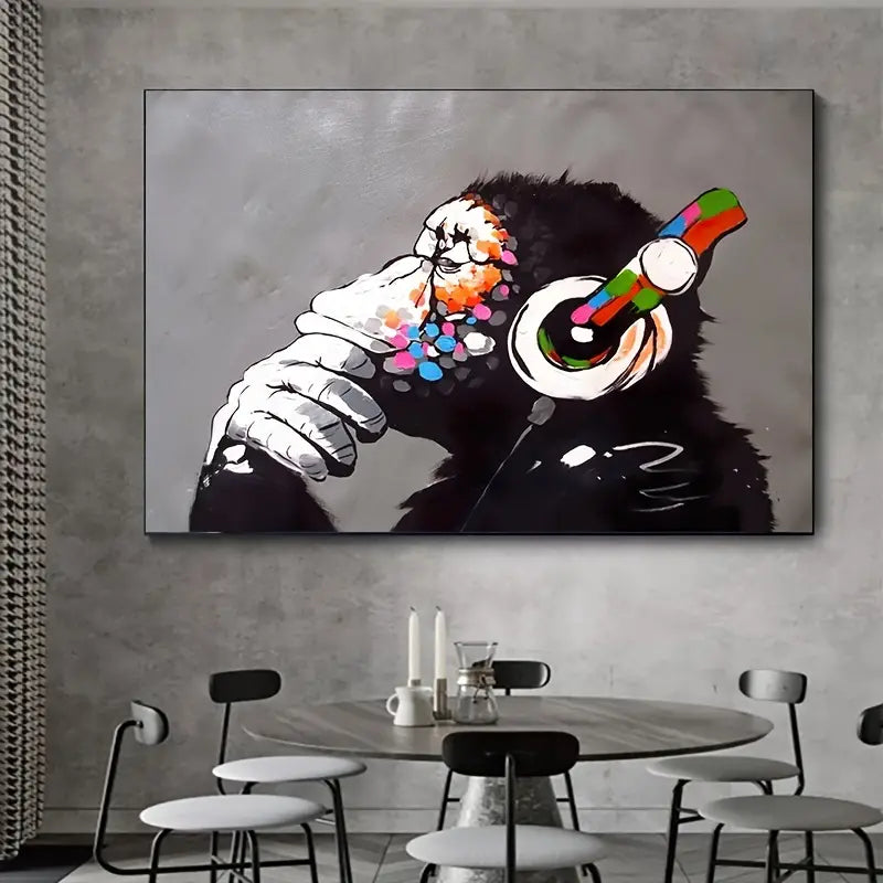 Monkey Canvas Wall Art