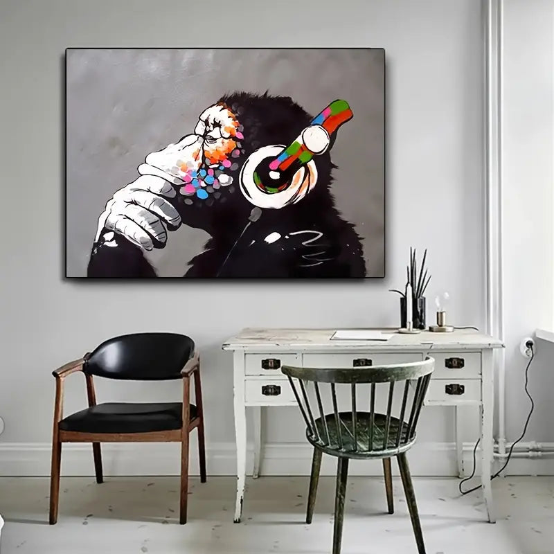Monkey Canvas Wall Art