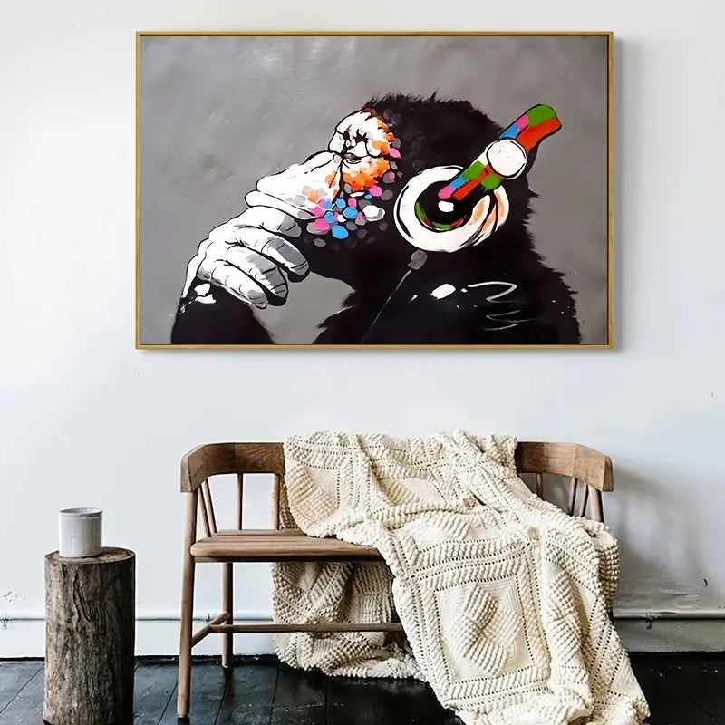 Monkey Canvas Wall Art