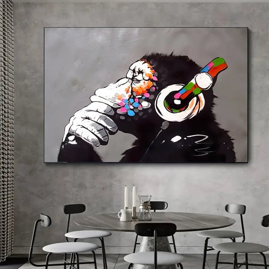 Monkey Canvas Wall Art