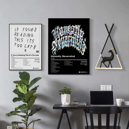 Album Cover Canvas Wall Art
