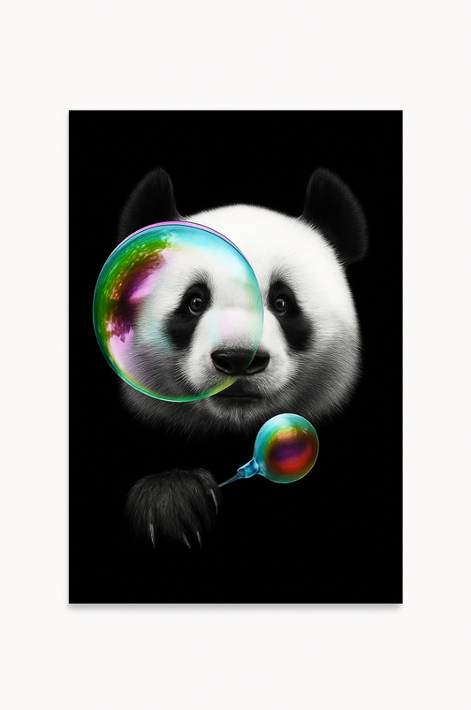 Panda Character Wall Art