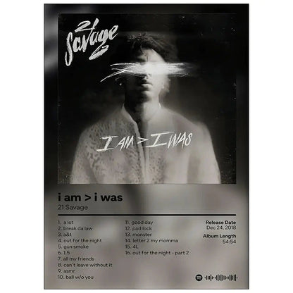 Album Cover Canvas Wall Art