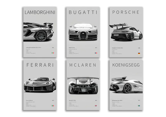 Supercar Wall Art